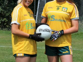 St Endas Club Ellie Murphy and Caoimhe Finucane (missimg from the photo is Ailbhe Kane)