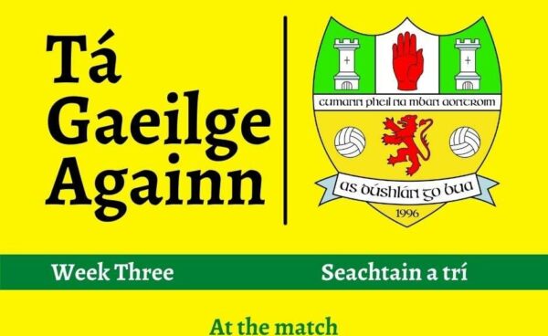 Ta Gaeilge Againn - Week 3